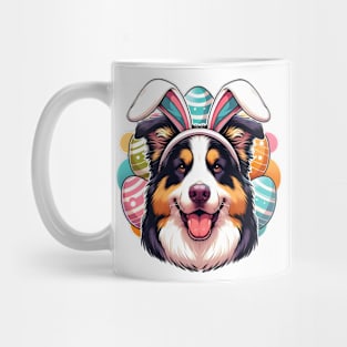 Romanian Mioritic Shepherd Dog Enjoys Easter Festivities Mug